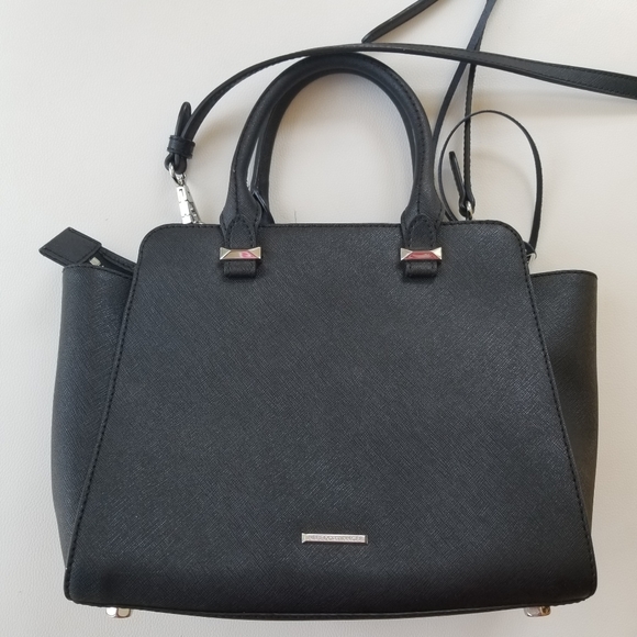 Rebecca Minkoff Handbags - Rebecca Minkoff black leather satchel/crossbody